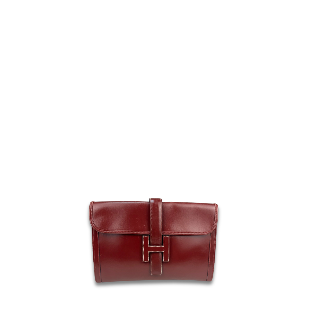 Hermès Box Calf Jige PM Clutch