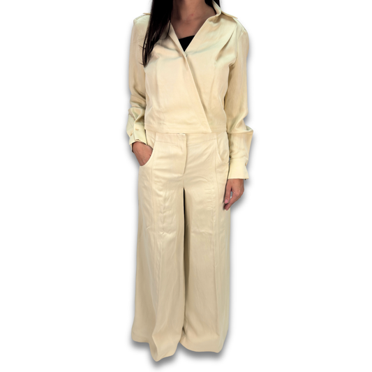 TWP Ivory Trouser Set - Size XS/0