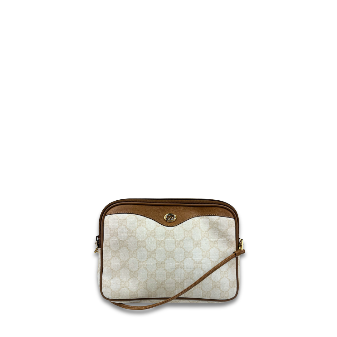 Gucci Vintage Ivory Pouch on Strap