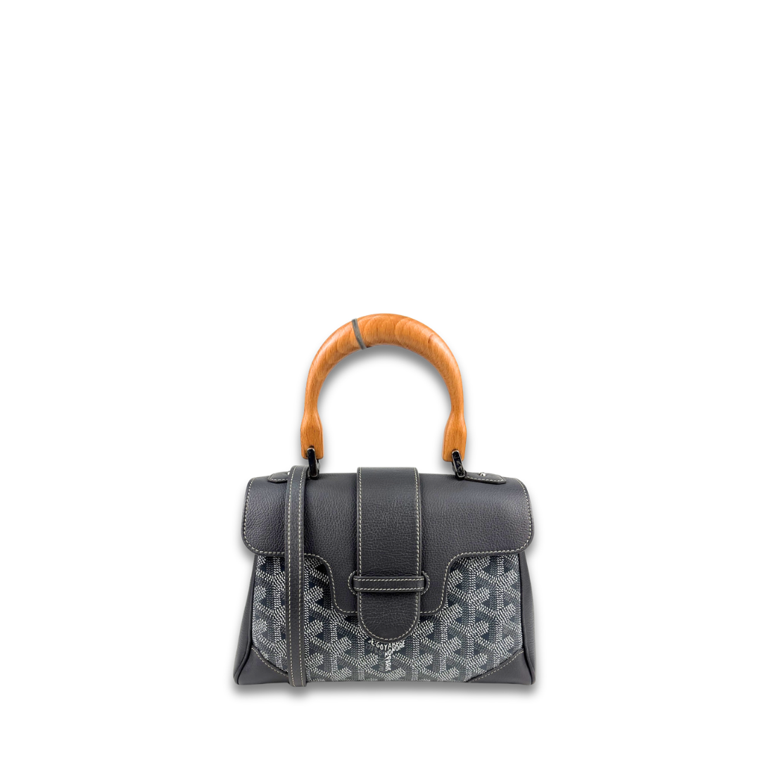 Goyard Grey Mini Saigon Top Handle
