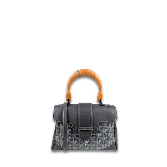 Goyard Grey Mini Saigon Top Handle