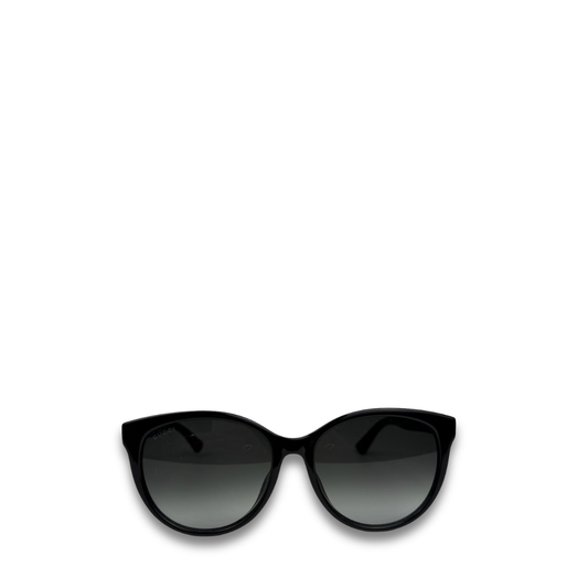 Gucci Black Round Sunglasses