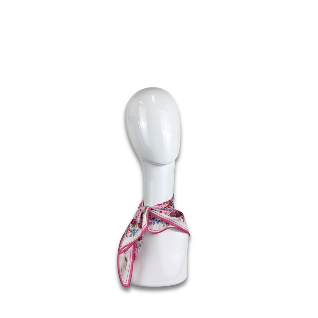 YSL Pink Floral Handkerchief