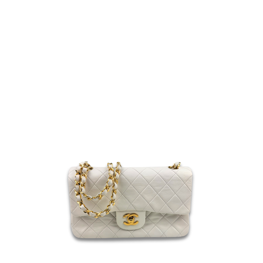 Chanel Classic White Small Double Flap