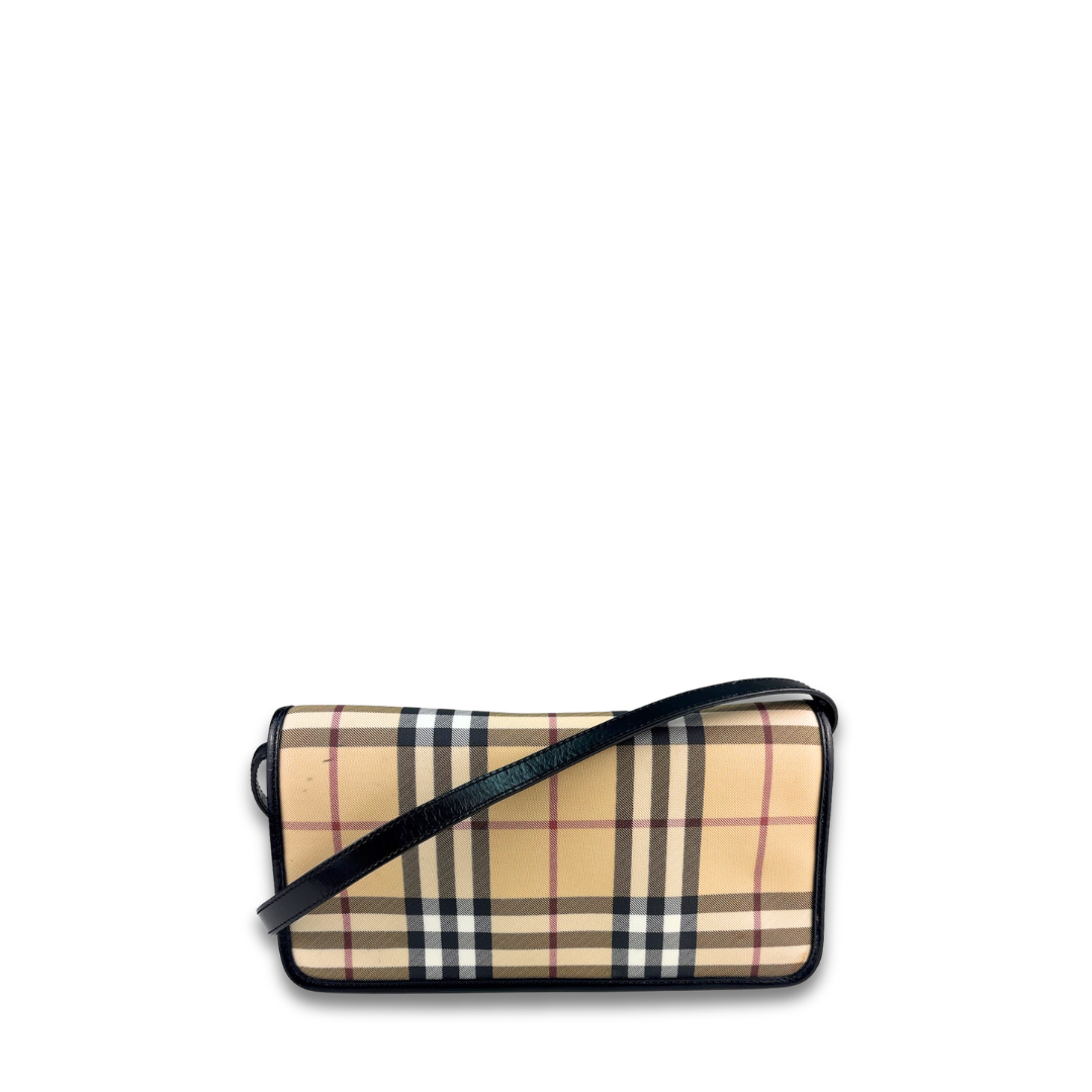 Burberry Nova Check Flap Shoulder Bag