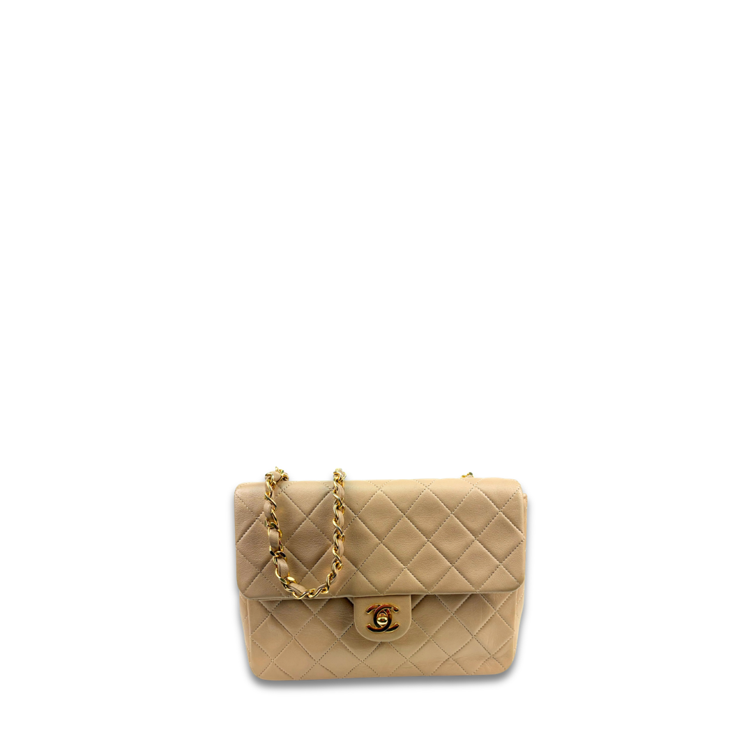 Chanel Classic Beige Small Square Single Flap