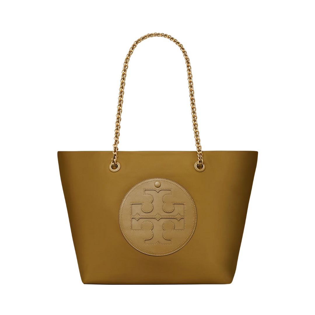 Tory burch camel satchel hotsell purse