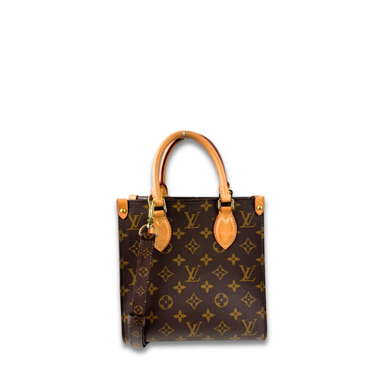 Louis Vuitton Monogram Sac Plat BB Handbag