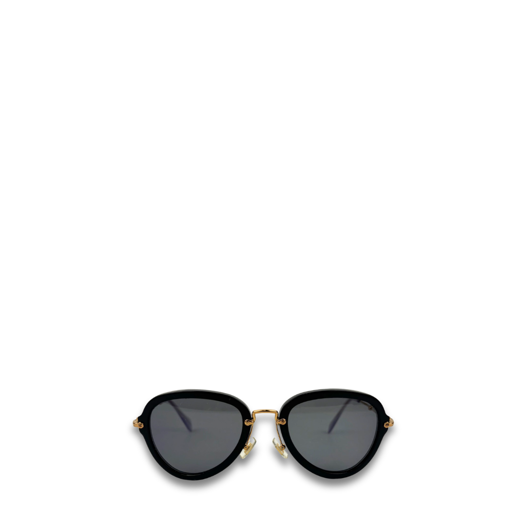 Miu Miu Black Aviator Sunglasses