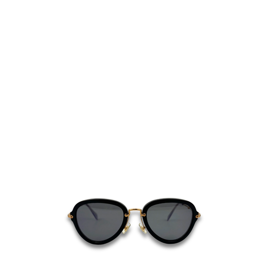 Miu Miu Black Aviator Sunglasses