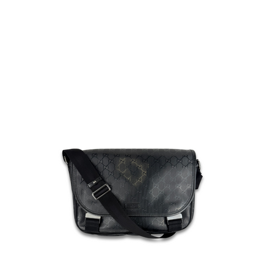 Gucci Imprime Buckle Flap Messenger