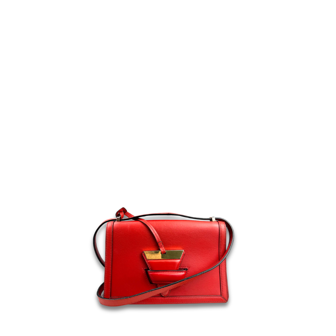 Loewe Red Barcelona Convertible Bag