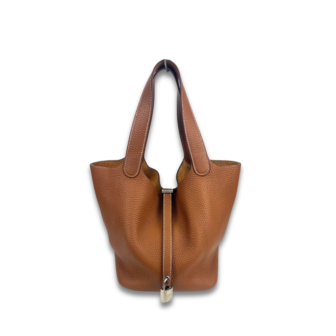 Hermès Gold Clemence Picotin 22