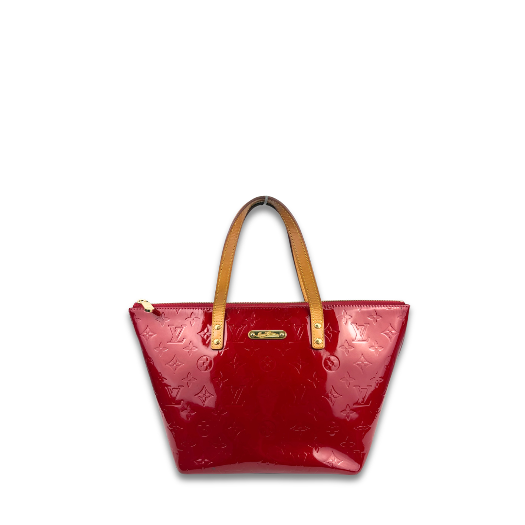 Louis Vuitton Red Vernis Bellevue PM