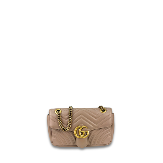 Gucci Dusty Rose Marmont Flap Bag