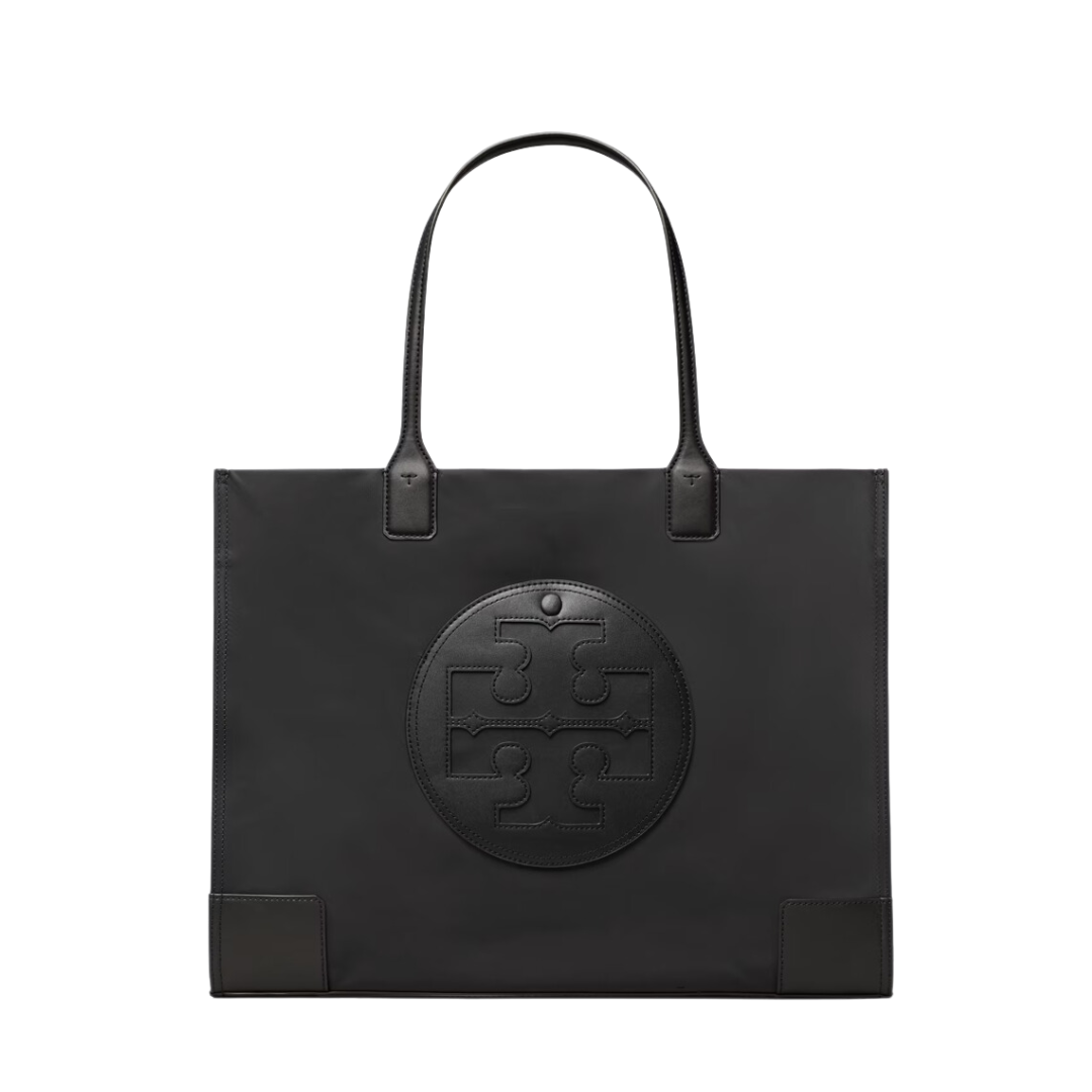 Large black tory burch tote best sale