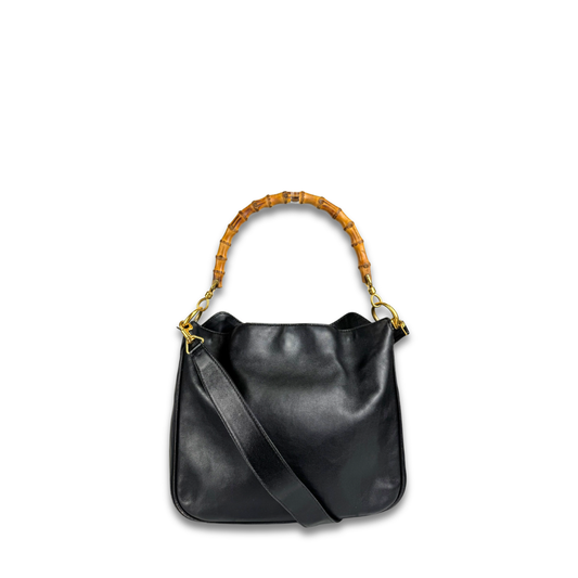 Gucci Medium Bamboo Convertible Hobo