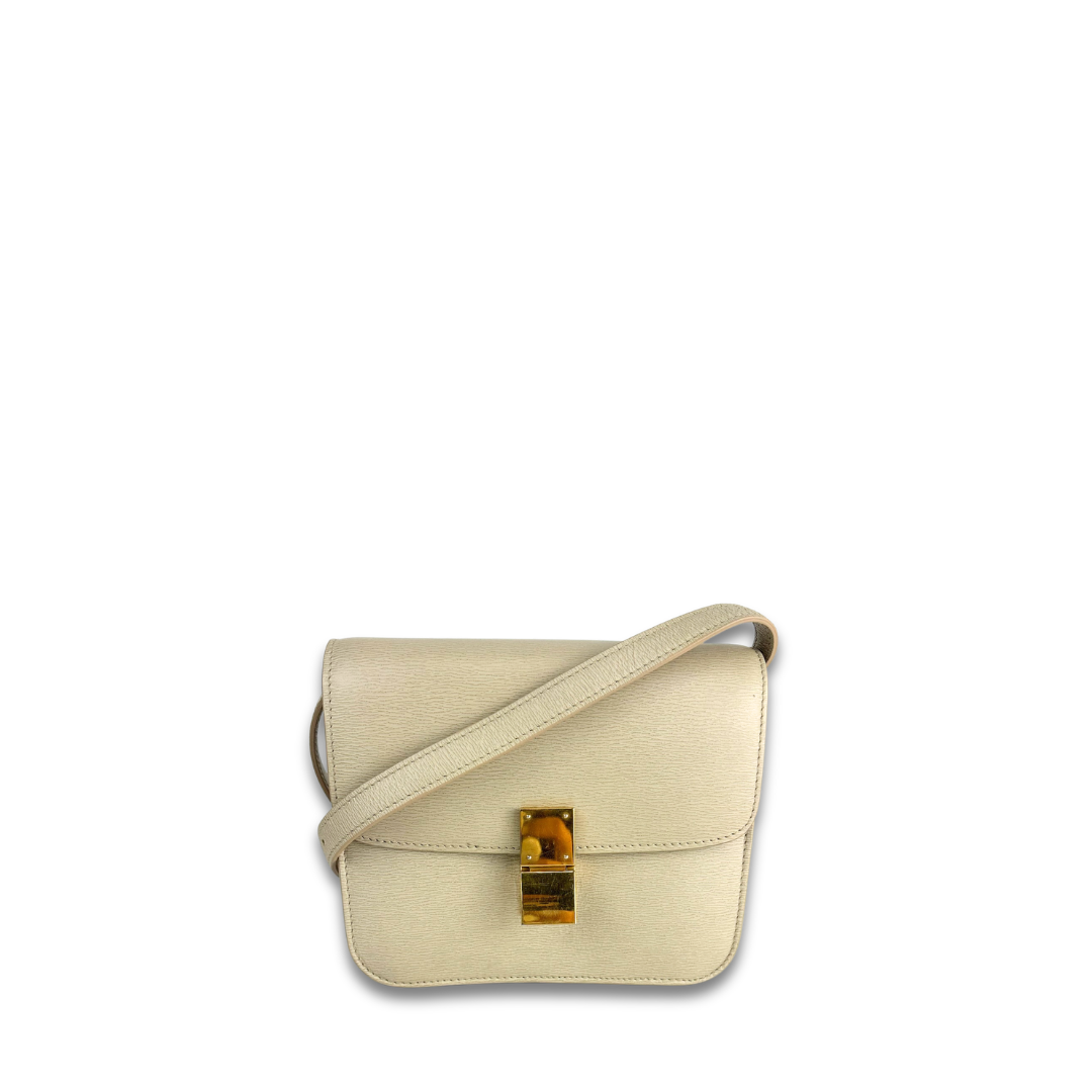 Celine Small Beige Box Bag