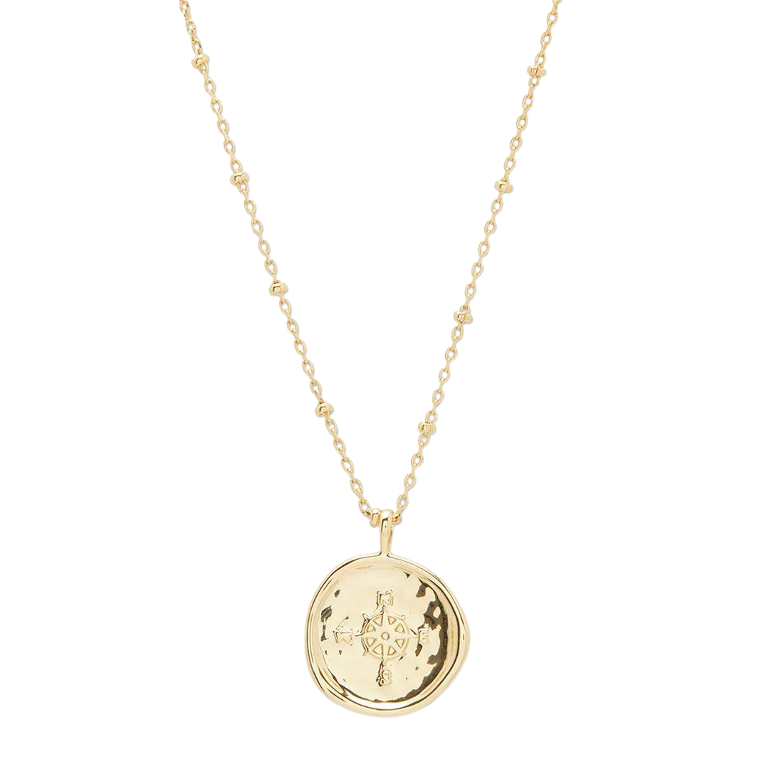 Gorjana Compass Coin Necklace Lola Saratoga