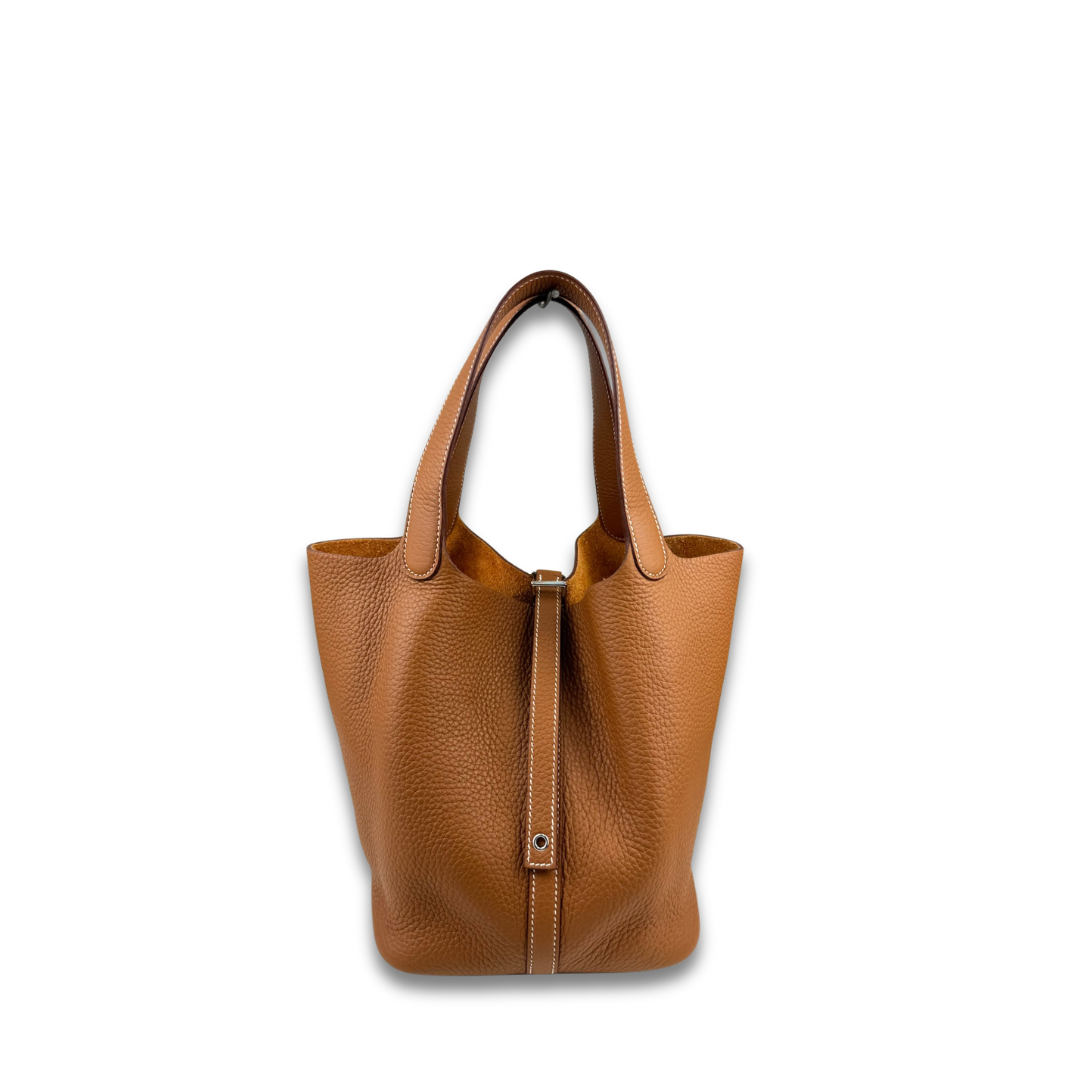 Hermès Clemence Picotin Lock 22 Gold