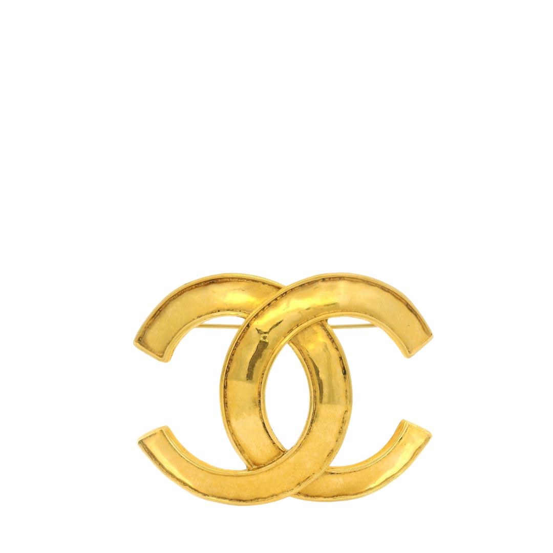 Chanel Vintage XL CC Brooch