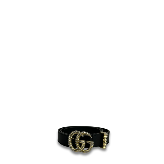 Gucci Silver Marmont Belt - Size 70