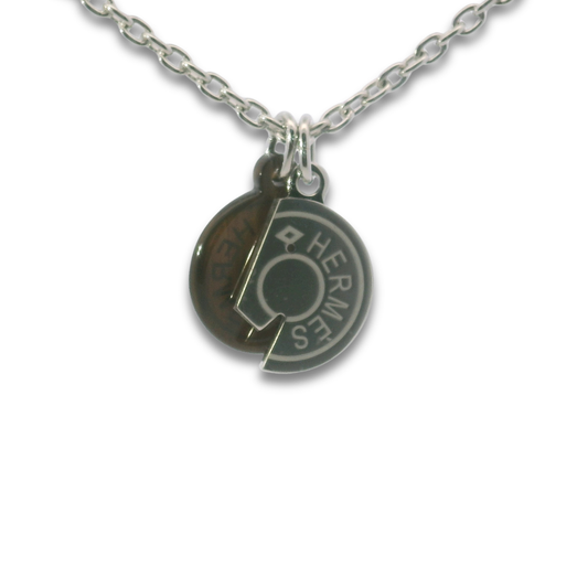 Hermès Black Carrousel Necklace