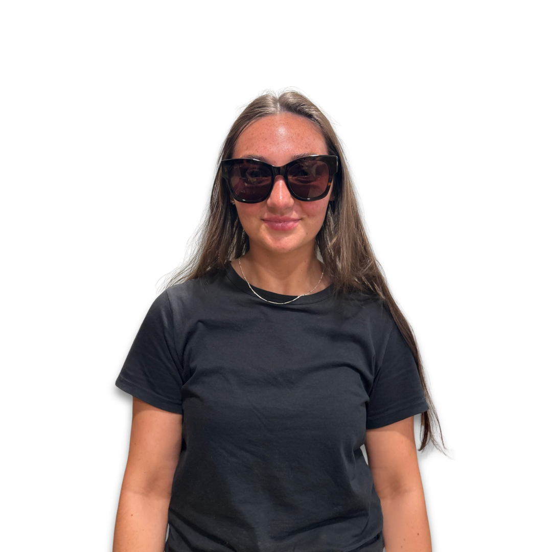 Gucci Square Tortoiseshell Sunglasses