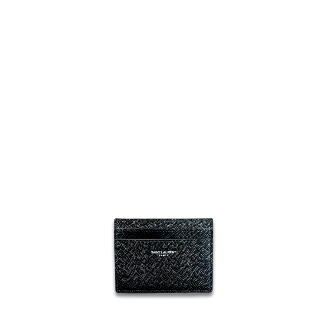 YSL Black Paris Card Case