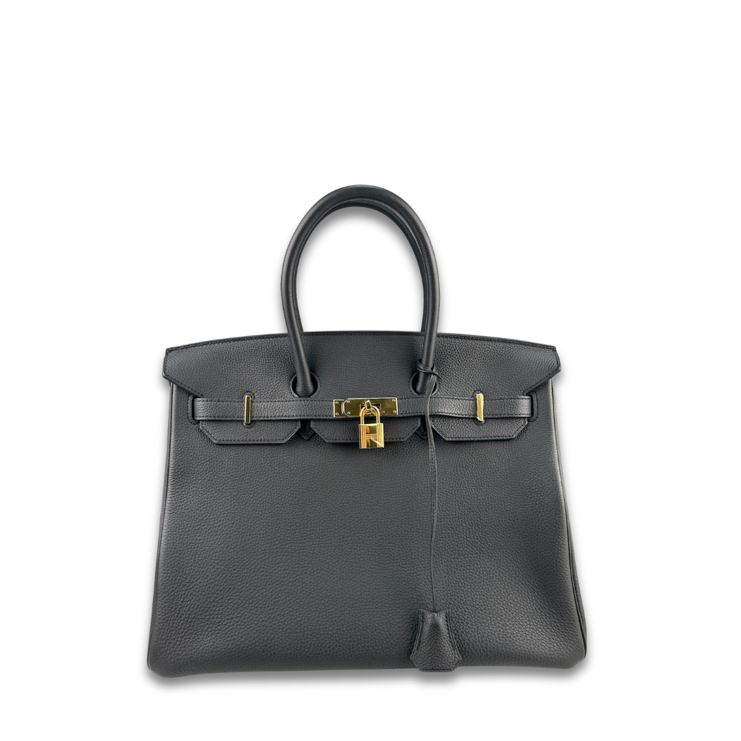 Hermès Togo Birkin 35 Plomb