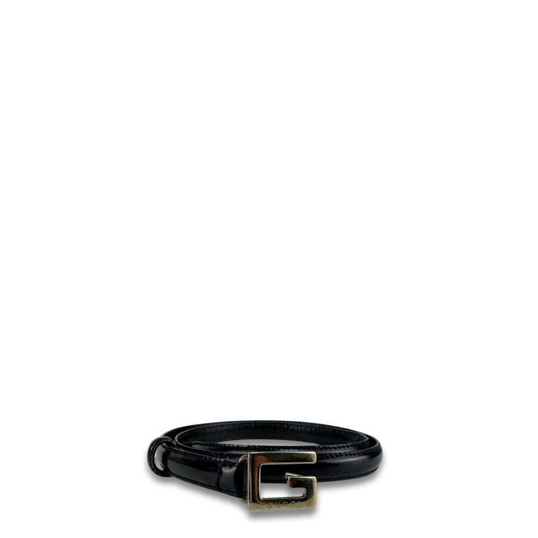 Gucci Black Leather Belt - Size 70