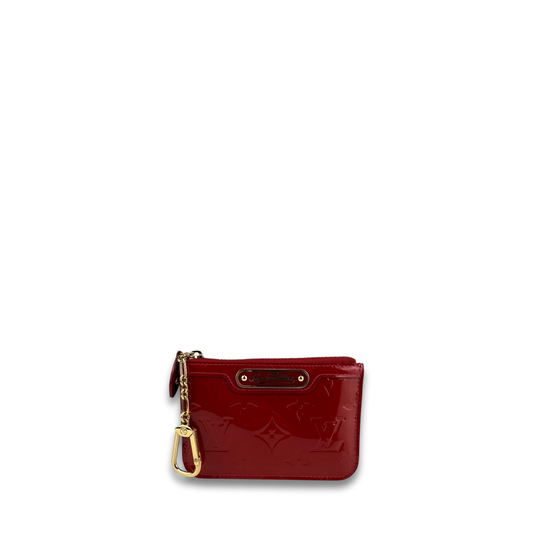 Louis Vuitton Red Vernis Key Pouch