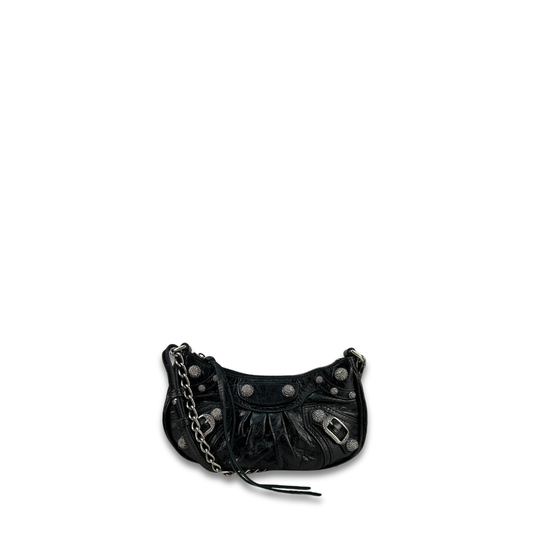 Balenciaga Crystal Studded Le Cagole Mini Shoulder Bag