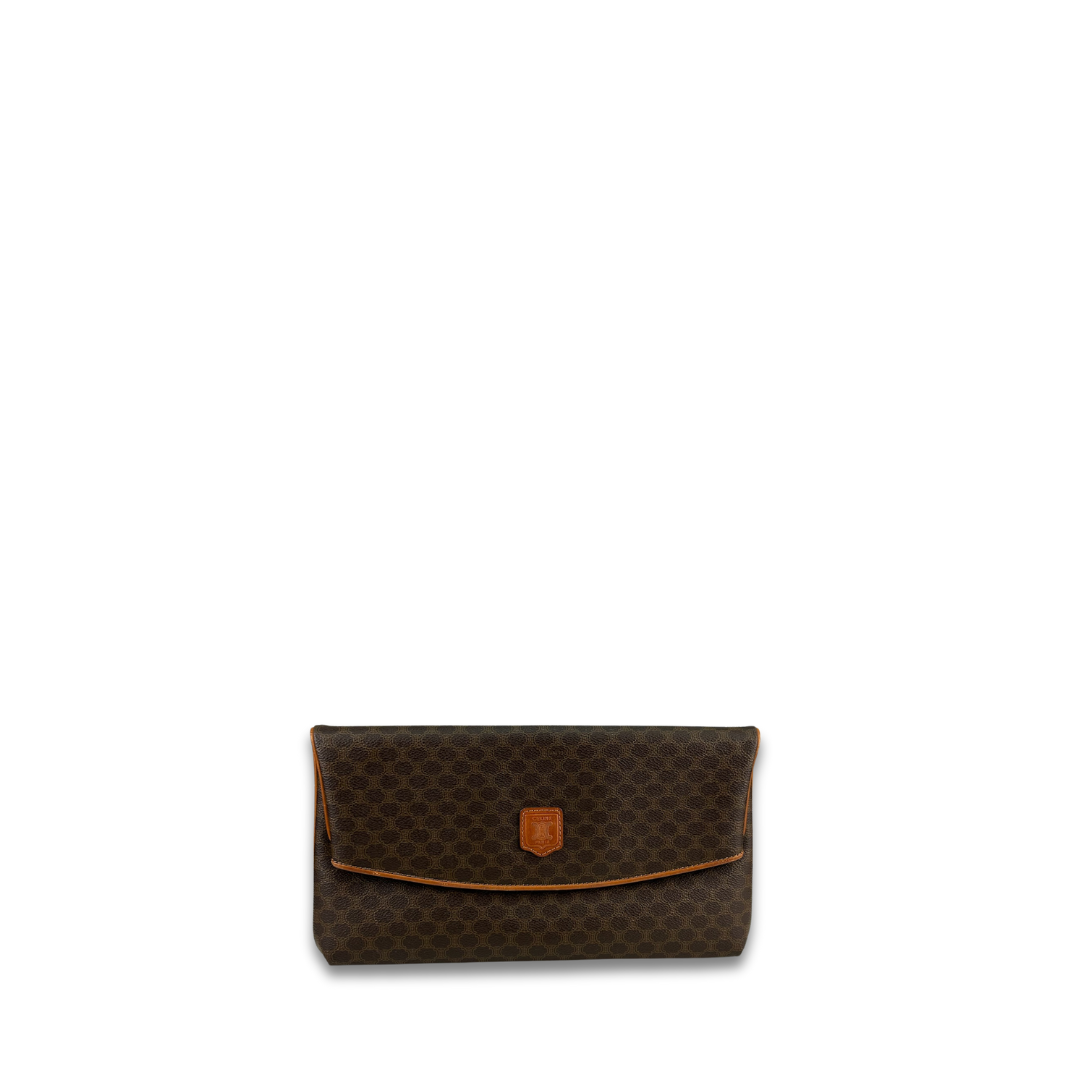 Celine Triomphe Macadam Flap Clutch