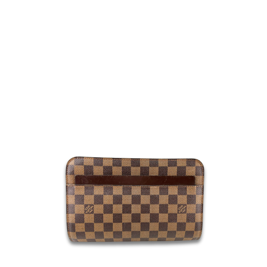 Louis Vuitton Damier Ebene Saint Louis Wristlet Clutch