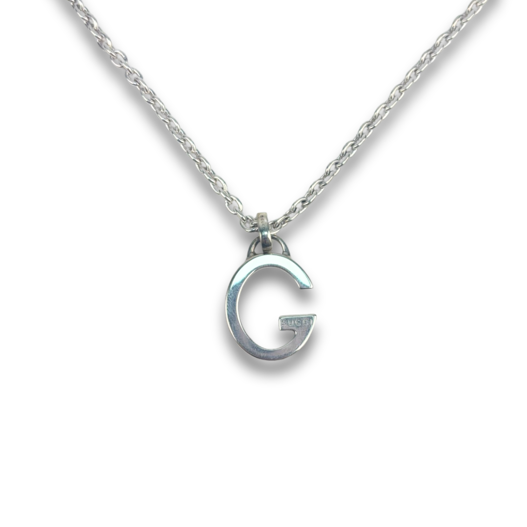 Gucci Silver Charlotte G Necklace