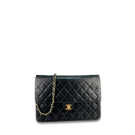 Chanel Black Pushlock Shoulder Bag