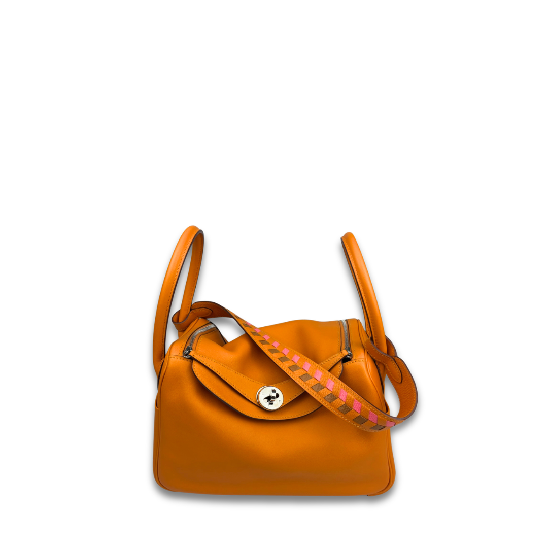 Hermès Swift Lindy 26 Orange