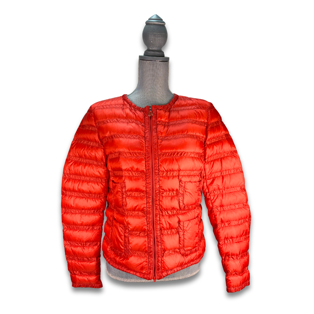 Moncler Red Lissy Quilted Jacket