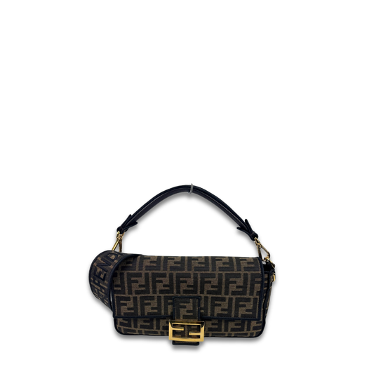 Fendi Jacquard Convertible Baguette