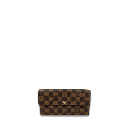 Louis Vuitton Damier Ebene Sarah Wallet