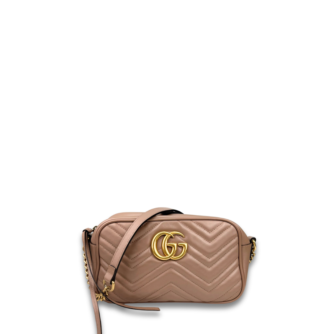 Gucci Dusty Rose Marmont Small Camera Bag