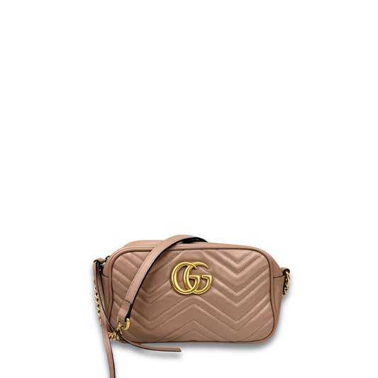 Gucci Dusty Rose Marmont Small Camera Bag