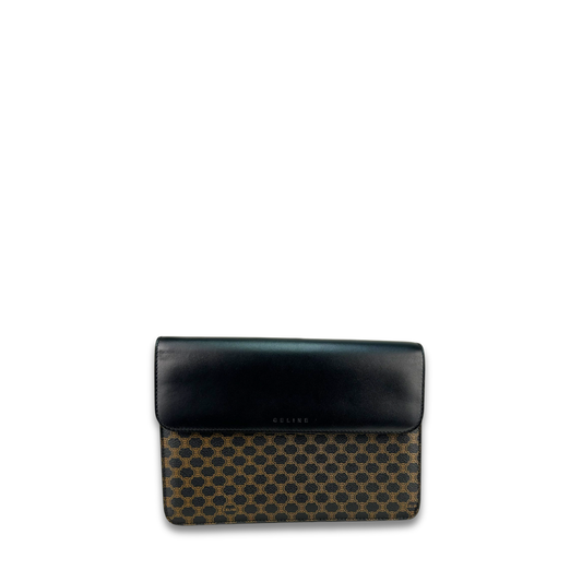 Celine Triomphe Flap Wristlet Clutch