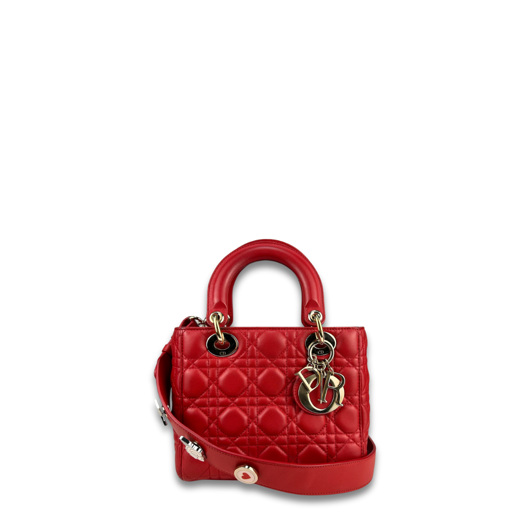 Dior Red Small Lady Dior