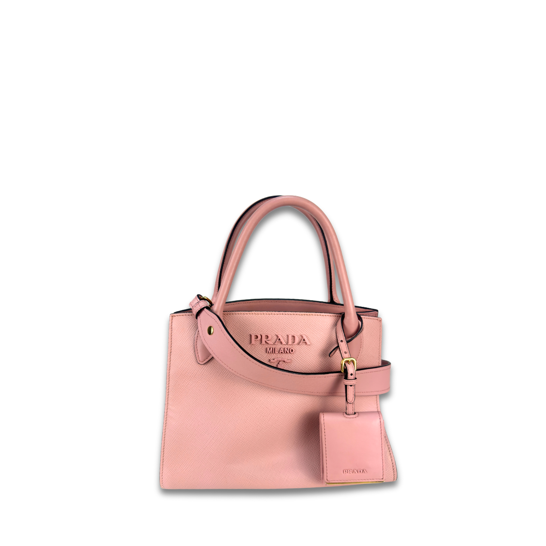 Prada Pink Monochrome Small Top Handle