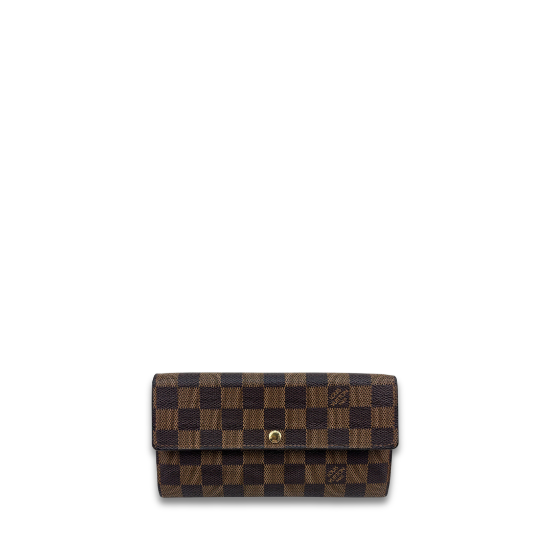 Louis Vuitton Damier Ebene Sarah Wallet