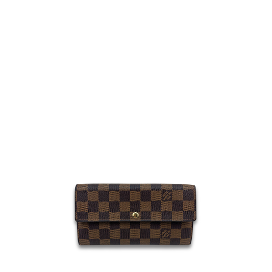 Louis Vuitton Damier Ebene Sarah Wallet
