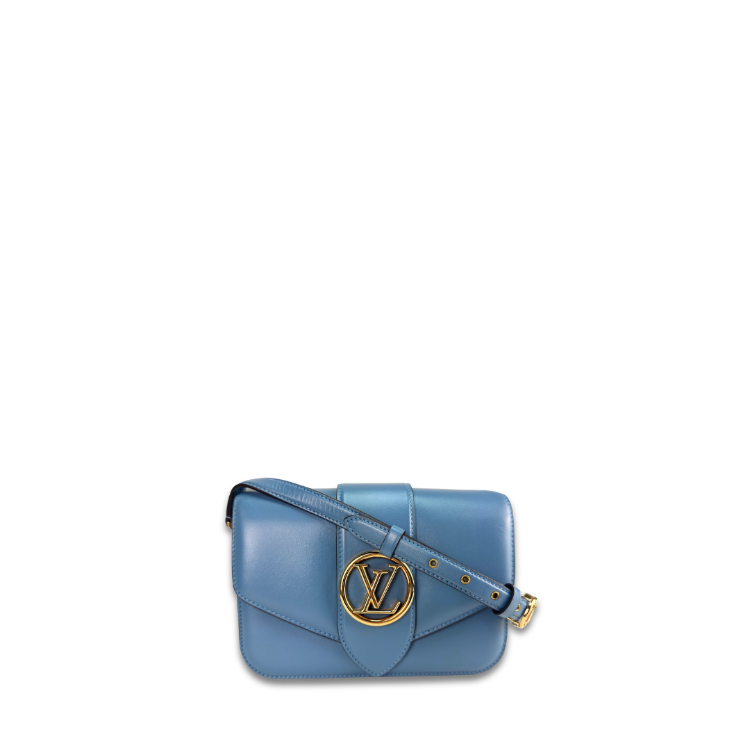 Louis Vuitton Blue Pont 9 Flap Bag