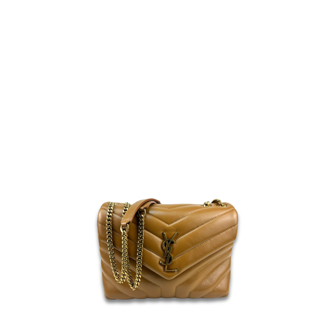 YSL Brown Small Loulou